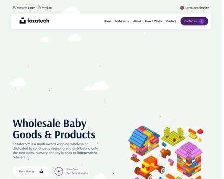 website thubmnail of Fozatech Wholesale