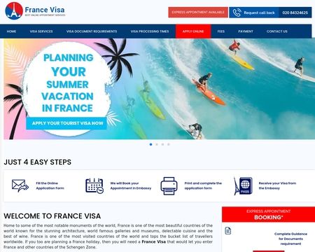 website thubmnail of France Schengen Visa