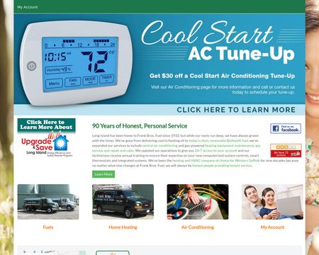 website thubmnail of Frank Bros Fuel