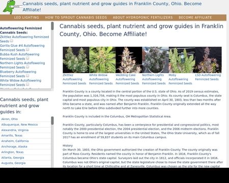 website thubmnail of Franklincannabis.ml