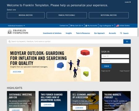 website thubmnail of Franklintempleton