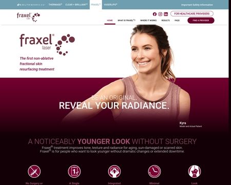 website thubmnail of Fraxel