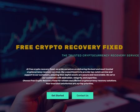 website thubmnail of Free crypto recovery fixed