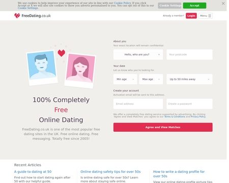 website thubmnail of FreeDating
