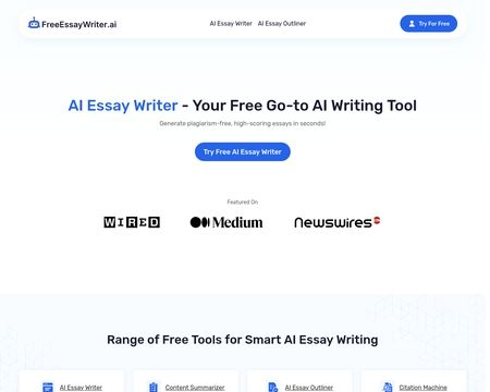 website thubmnail of Freeessaywriter.ai