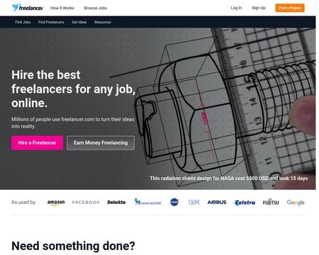 website thubmnail of Freelancer.ca