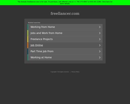 website thubmnail of Freellancer