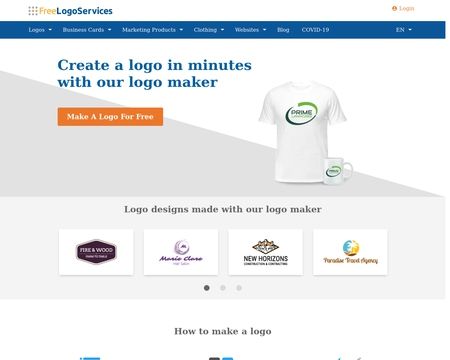 website thubmnail of Free Logo Services