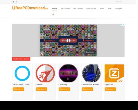 website thubmnail of Freepcdownload.net