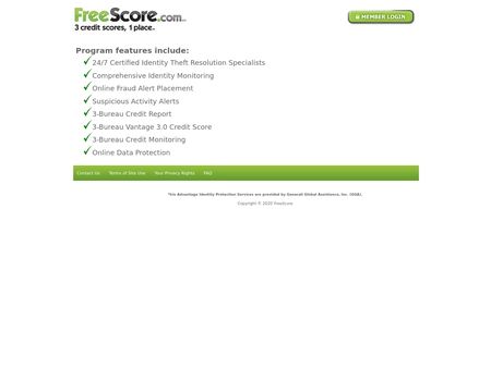 website thubmnail of FreeScore