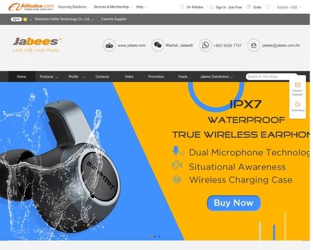 website thubmnail of Shenzhen Feilite Technology Co.
