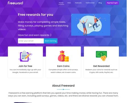 website thubmnail of Freeward