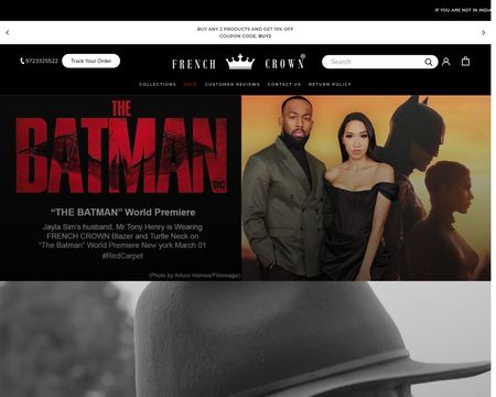 website thubmnail of French Crown
