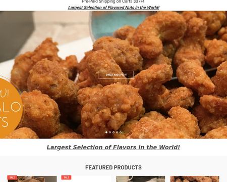 website thubmnail of Freshroastedalmondco