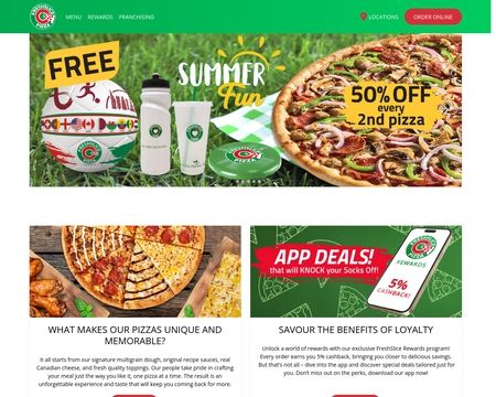 website thubmnail of Freshslice