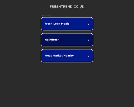 website thubmnail of FreshTrend