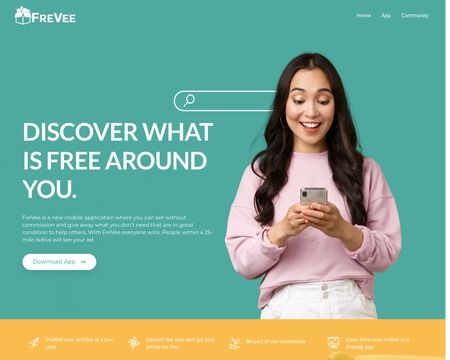 website thubmnail of Frevee