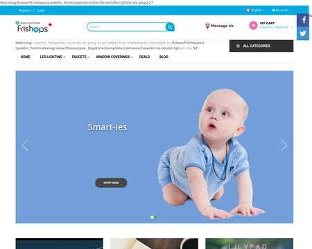website thubmnail of Frishops