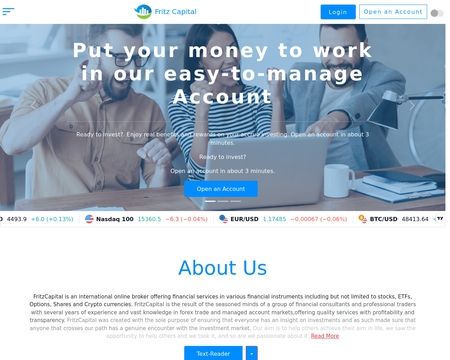 website thubmnail of FritzCapital Financial