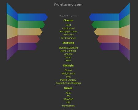 website thubmnail of Frontarmy