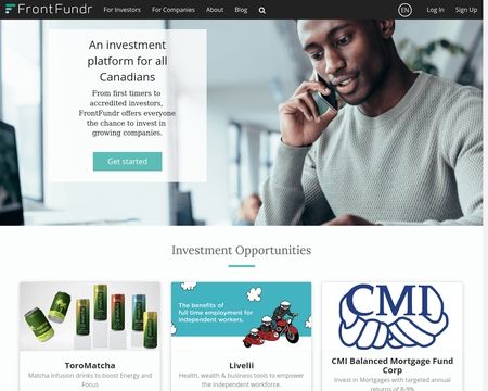 website thubmnail of Frontfundr.ca