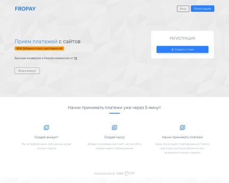 website thubmnail of Fropay.bid