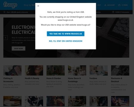 website thubmnail of Fruugo