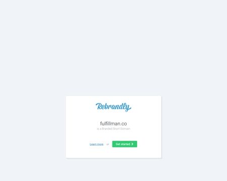 website thubmnail of Fulfillman.co