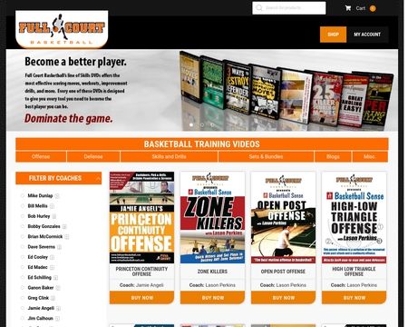 website thubmnail of Fullcourtbasketball