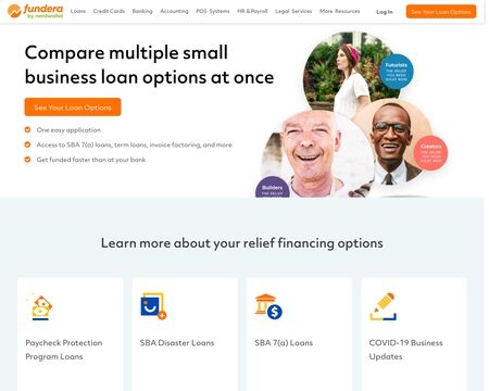 website thubmnail of Fundera