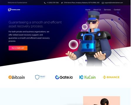 website thubmnail of Fundreclaimer