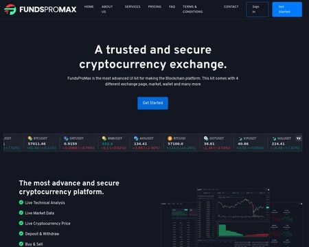 website thubmnail of Fundspromax