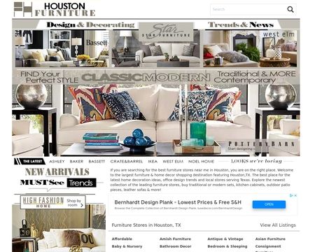 website thubmnail of Furniturehouston.us