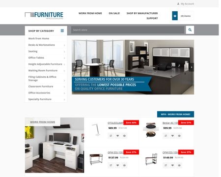 website thubmnail of Furniture Wholesalers