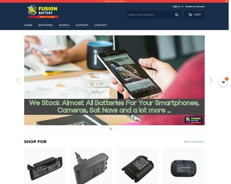 website thubmnail of FusionBattery