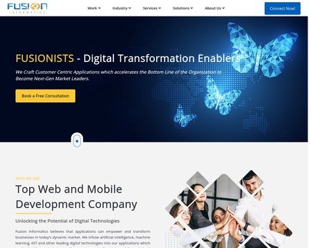 website thubmnail of Fusion Informatics