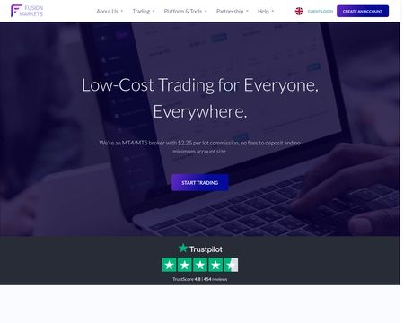 website thubmnail of Fusion Market
