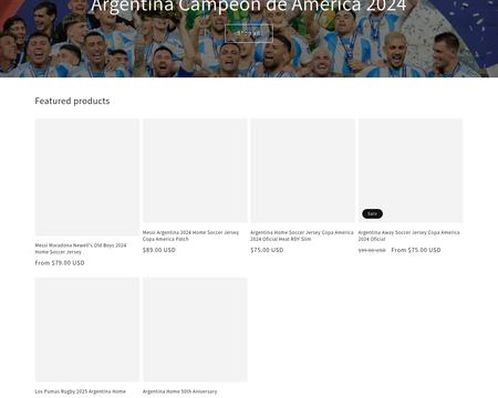 website thubmnail of futbol10shop
