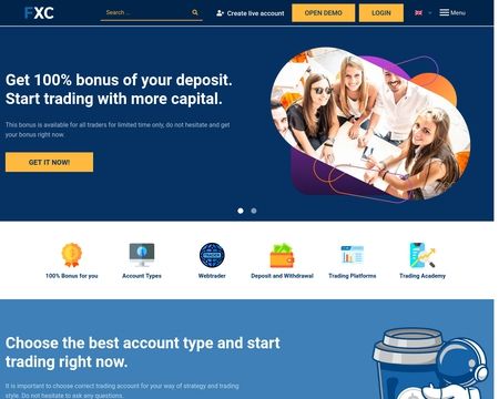 website thubmnail of Fxcentrum