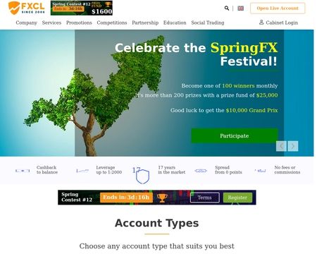 website thubmnail of Fxclearing