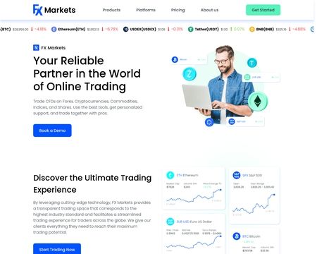 website thubmnail of Fxmarketsexchange