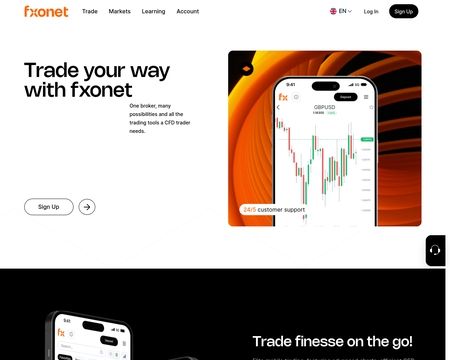 website thubmnail of Fxonet