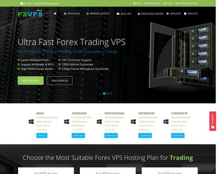 website thubmnail of FXVPS