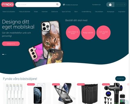 website thubmnail of Fyndiq