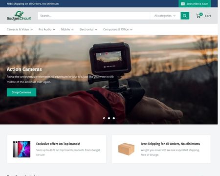 website thubmnail of Gadget Circuit