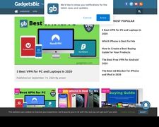 Thumbnail of Gadgetsbiz.com