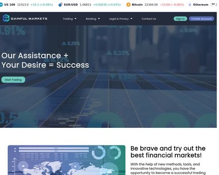 website thubmnail of Gainfulmarkets