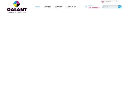 website thubmnail of Galant Graphics