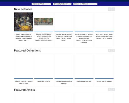 website thubmnail of Gallery Direct Art