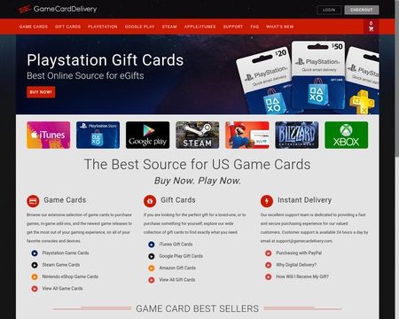 website thubmnail of GameCardDelivery